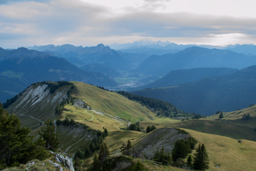 Pointe de banc plat (1907m) depuis la scierie